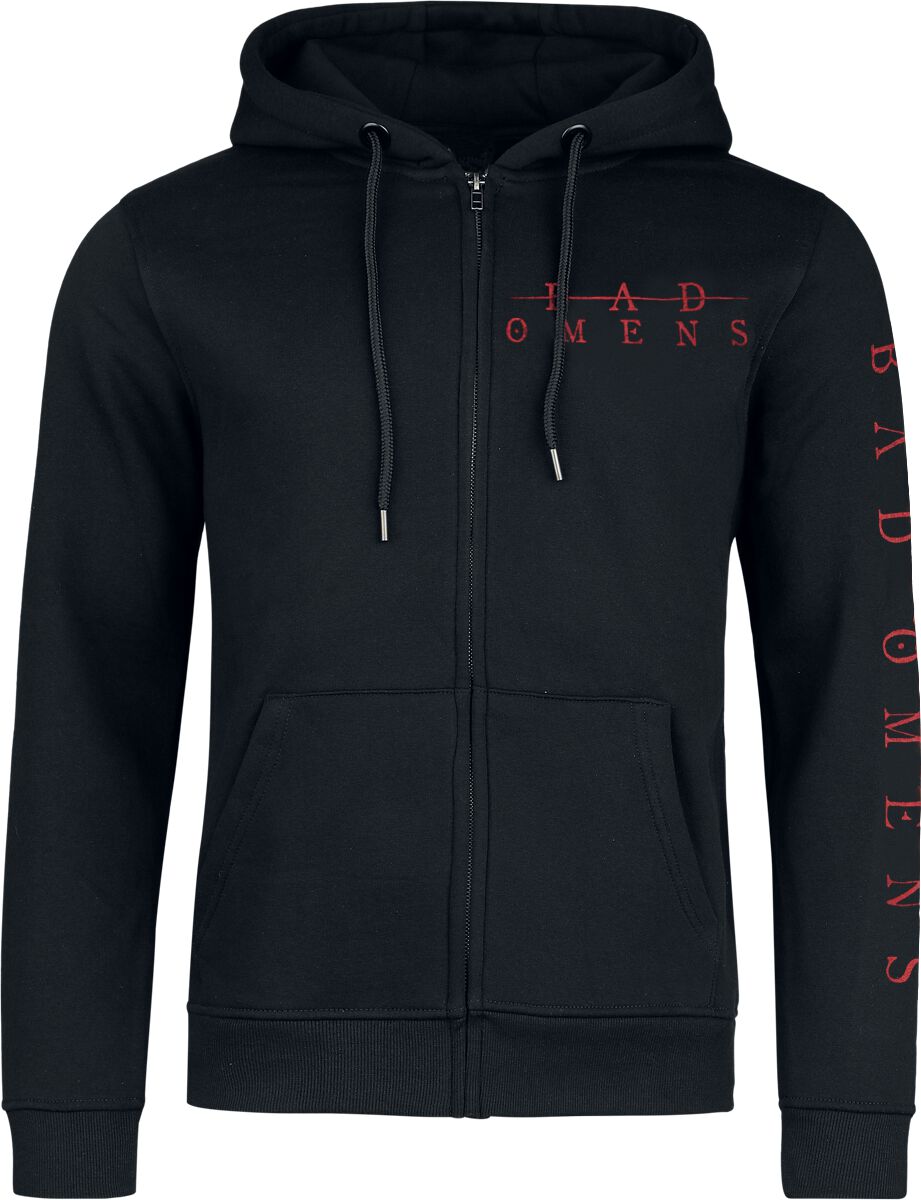Capucha con cremallera  de Bad Omens - Specter - Hombre - Negro