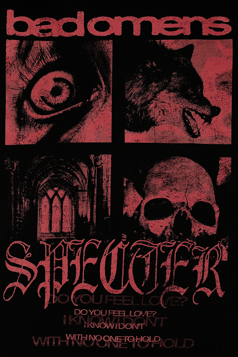 Thumbnail - Bad Omens Specter Kapuzenjacke schwarz in M