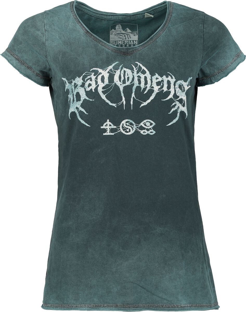 T-Shirt - Metal Logo - S bis 4XL - für Damen - Größe M - petrol - Lizenziertes Merchandise! - Frauen - female