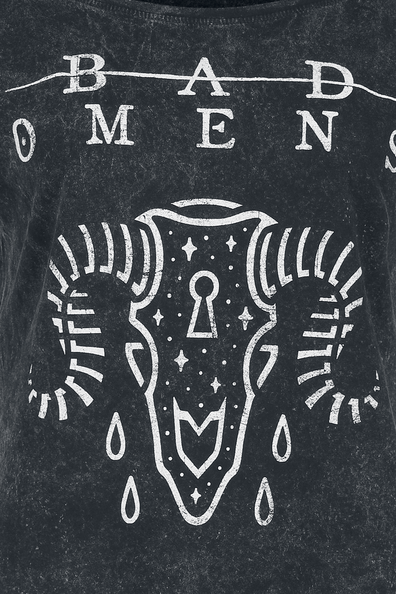 Thumbnail - Bad Omens Ram Skull T-Shirt schwarz in 3XL