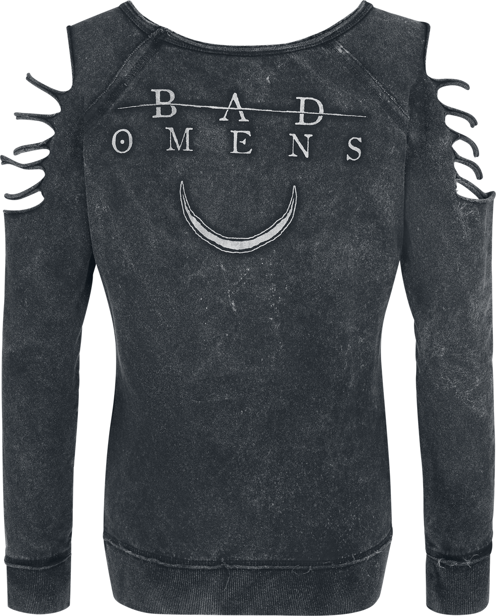Thumbnail - Bad Omens Moth Sweatshirt anthrazit in XXL