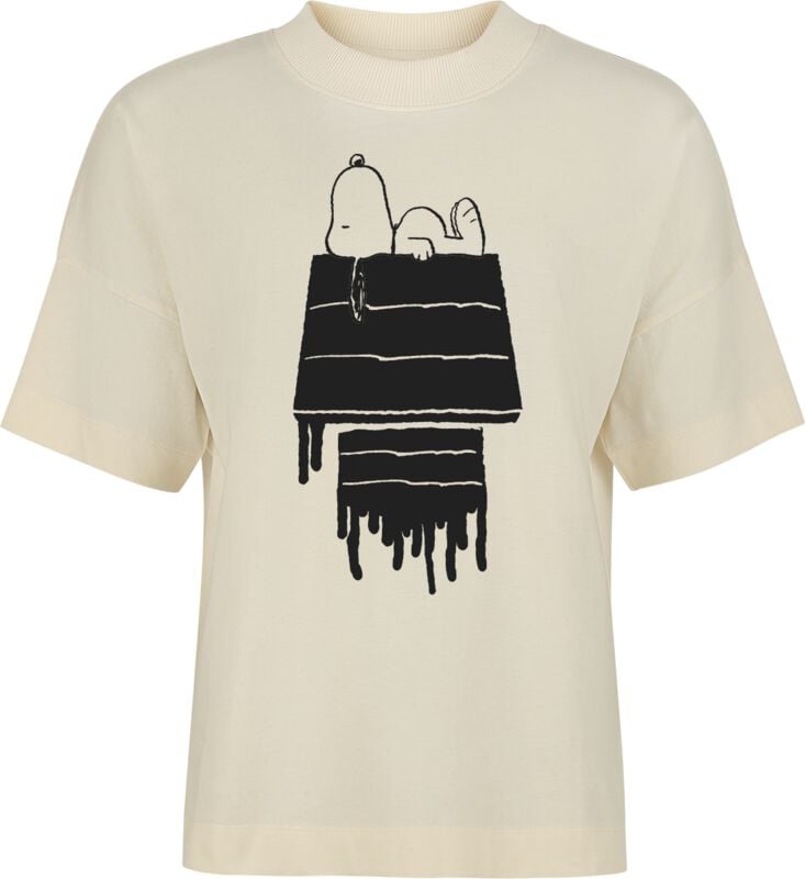 Peanuts T-Shirt - Snoopy - Leaky Doghouse - S bis 3XL - für Damen - Größe S - natur  - EMP exklusives Merchandise!