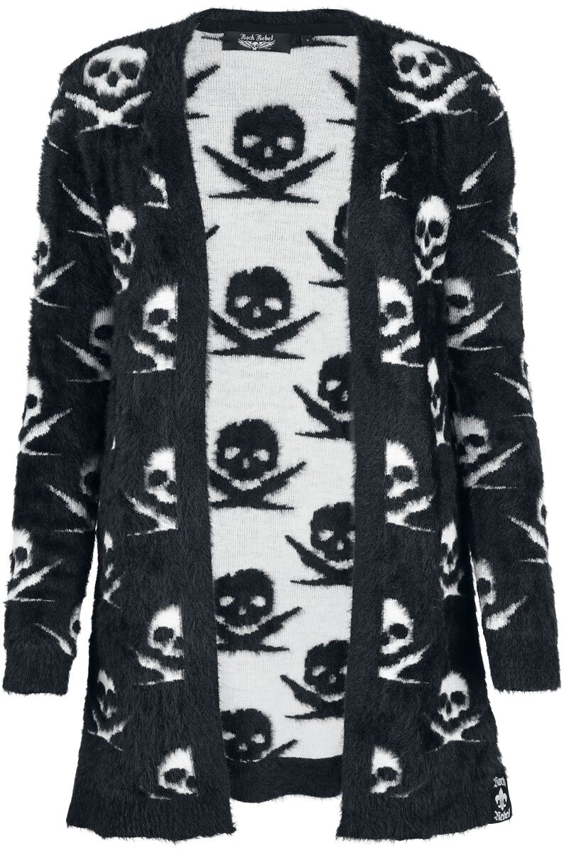 Rock Rebel by EMP - Rock Cardigan - Rebels & Reapers - S tot XXL - voor Vrouwen - meerkleurig