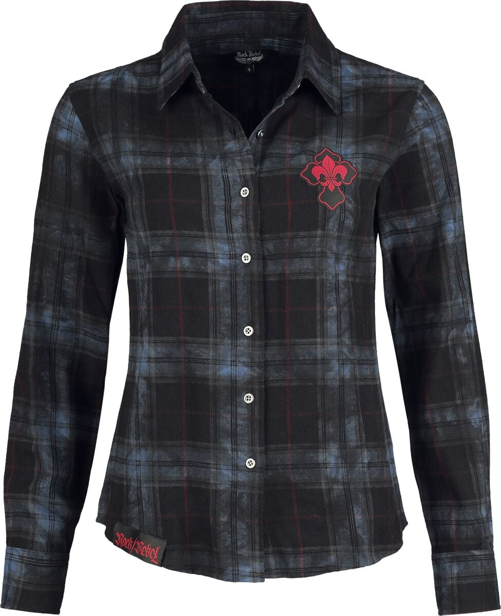 Rock Rebel by EMP Blus - Rebels & Reapers - S XXL - för Dam - flerfärgad