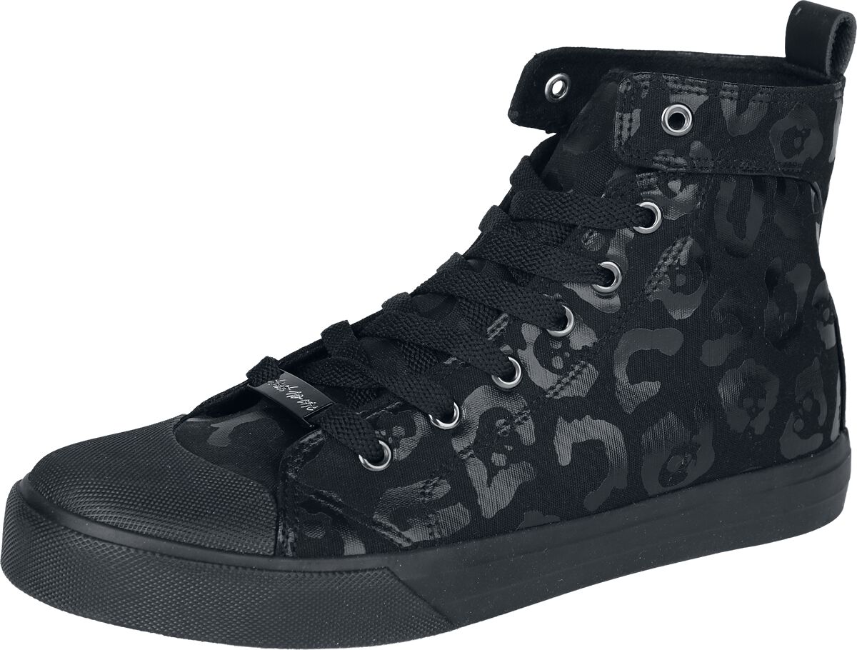Rock Rebel by EMP - Rock Sneaker high - Rebels & Reapers - EU36 bis EU43 - für Damen - Größe EU36 - schwarz