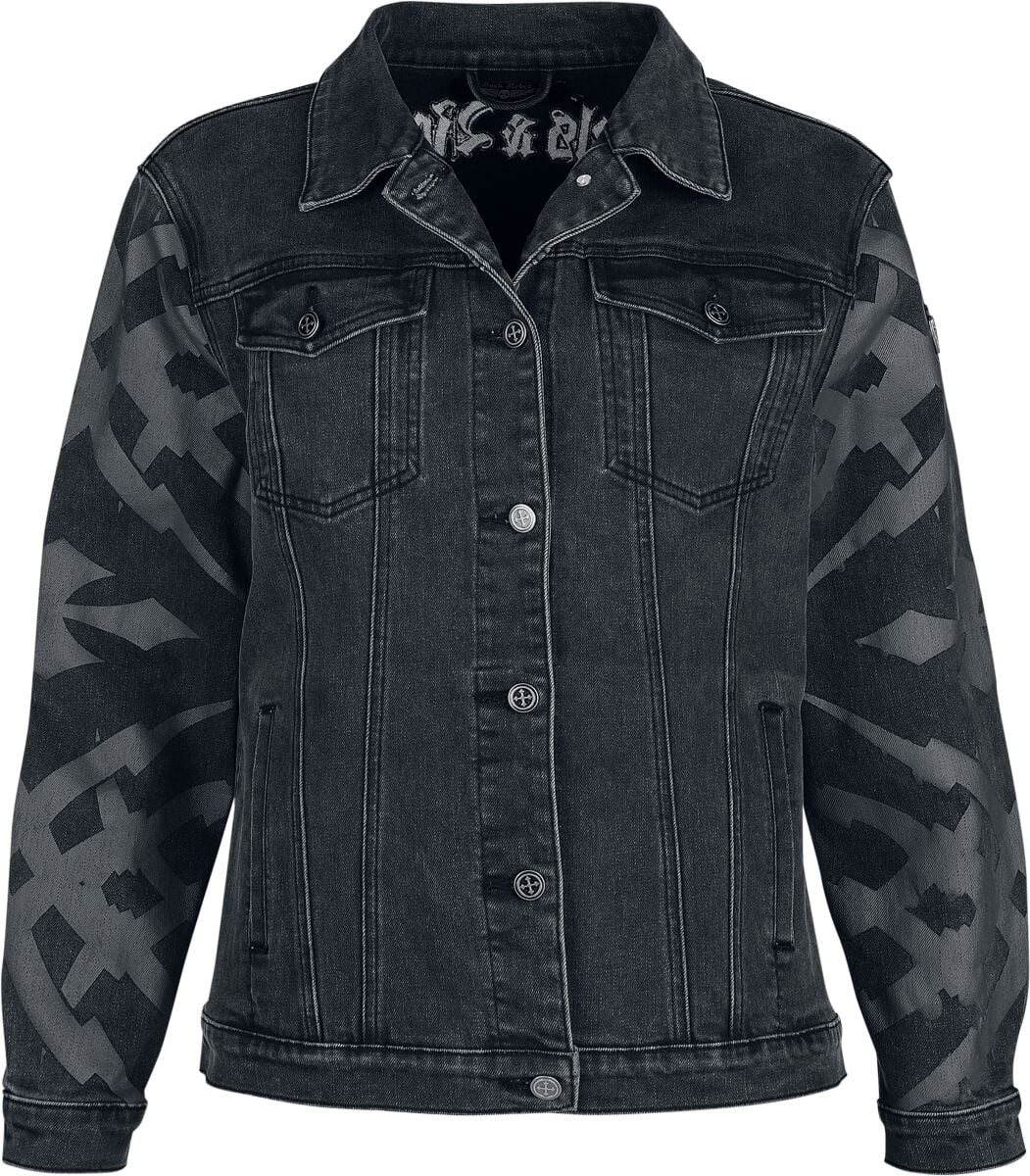 Rock Rebel by EMP - Rock Spijkerjas - Rebels & Reapers - S tot XXL - voor Vrouwen - grijs