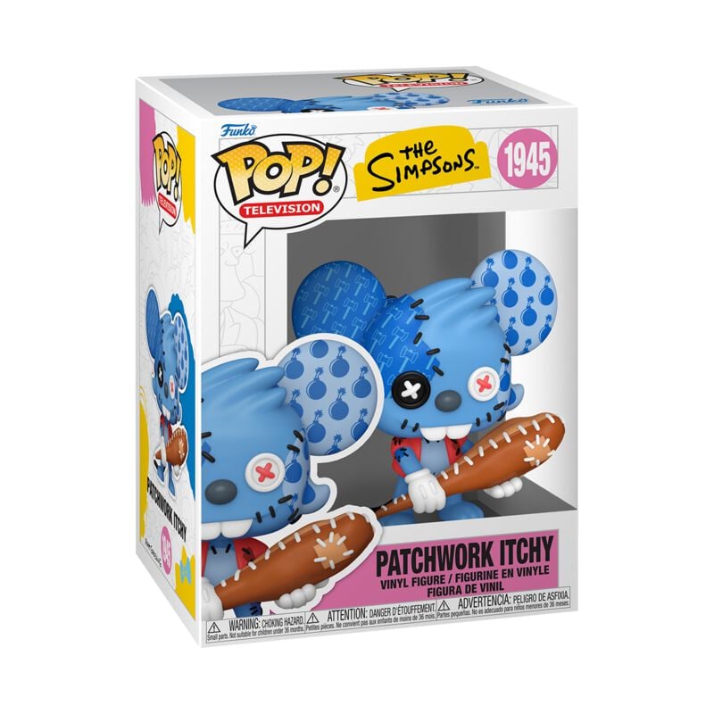 The Simpsons Standard - Itchy Patchwork Vinyl Figur 1945 - Funko Pop! - Funko Shop Europe - Immagine 1