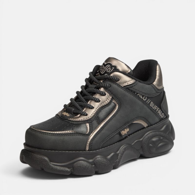 Buffalo Sneaker - CLD ECHO - EU36 bis EU41 - für Damen - Größe EU37 - schwarz