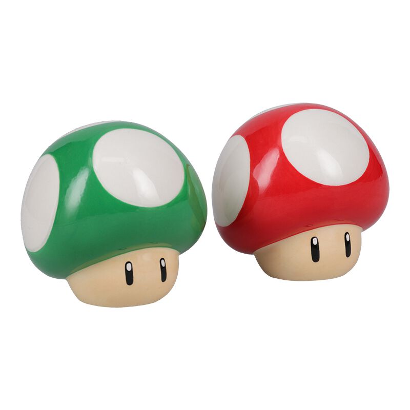 Super Mario - Gaming Salz- & Pfefferstreuer - Mushroom - multicolor