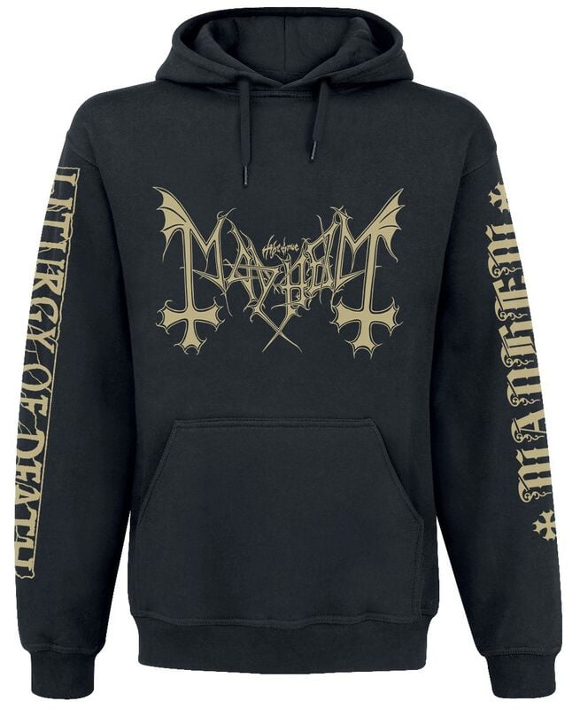 0199584408606 - Mayhem Mors Imperat Kapuzenpullover schwarz in L