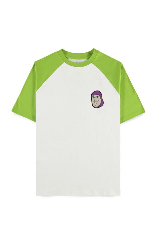 Toy Story - Disney T-shirt - 5 - Buzz Lightyear - S tot XXL - voor Mannen - wit-groen