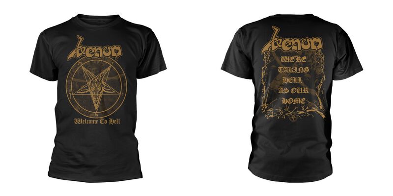 Venom T-Shirt - Welcome to hell - S bis 3XL - für Männer - Größe XL - schwarz  - Lizenziertes Merchandise!