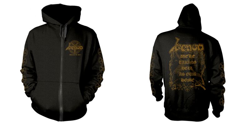Venom Kapuzenpullover - Welcome to hell - S bis 3XL - für Männer - Größe S - schwarz  - Lizenziertes Merchandise!
