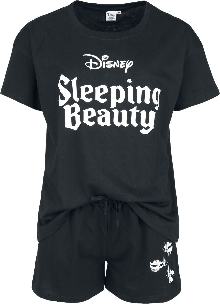 Pijama Disney de Sleeping Beauty - Logo - Mujer - Negro