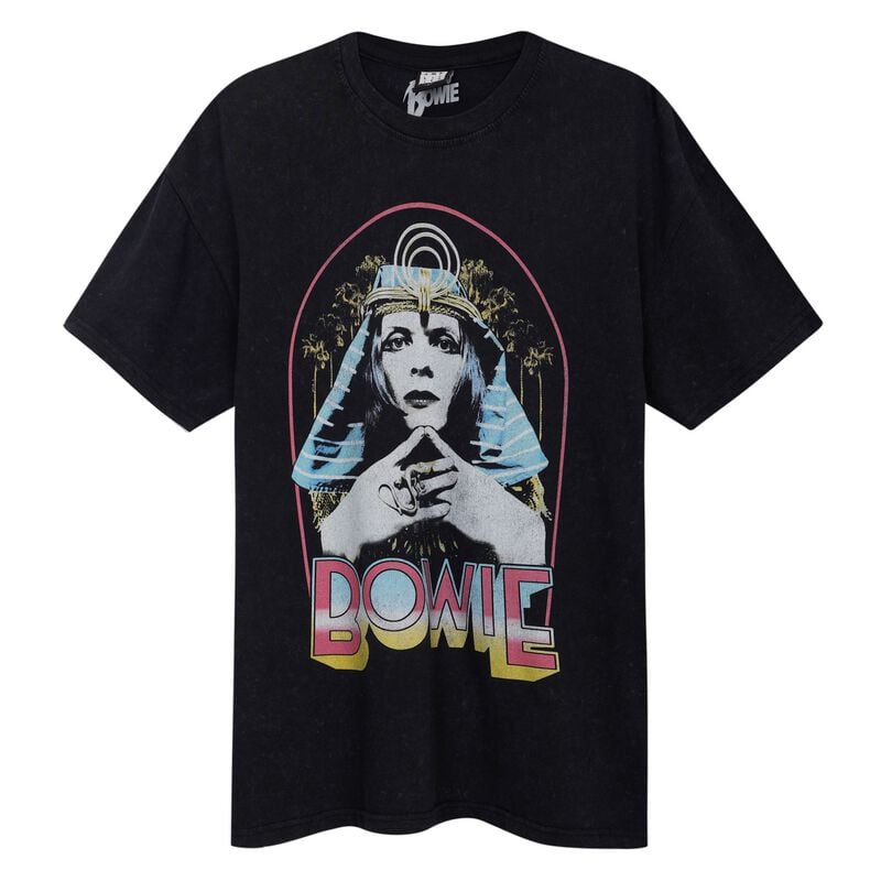 David Bowie T-skjorte - Amplified Collection - Sphinx - XS til 3XL - Herrer - koksgrå