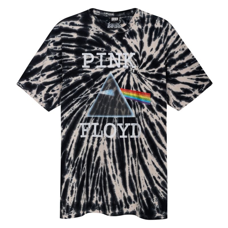 Pink Floyd T-skjorte - Amplified Collection - Dark Side Of The Moon - XS til 3XL - Herrer - flerfarget