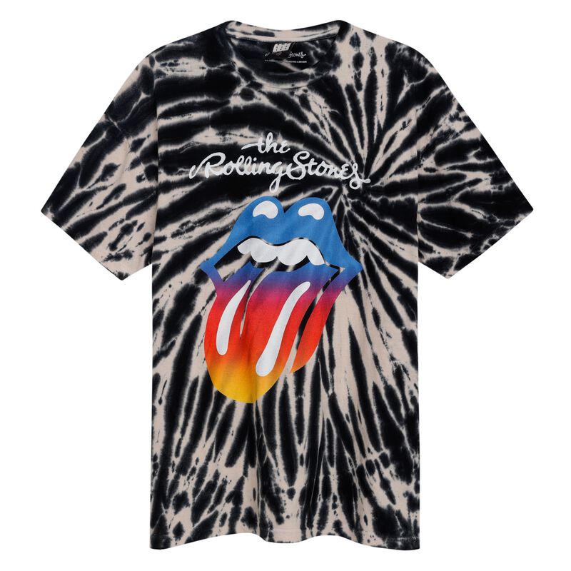 T-Shirt  di The Rolling Stones - Amplified Collection - Rainbow Tongue - Uomo - multicolore