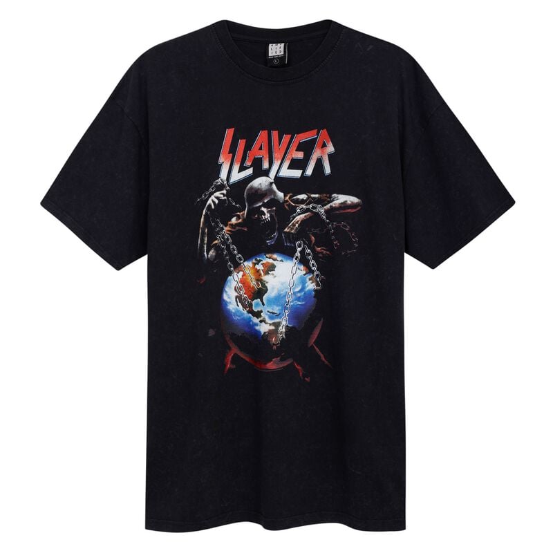 Slayer T-skjorte - Amplified Collection - Intourvention - XS til 3XL - Herrer - koksgrå