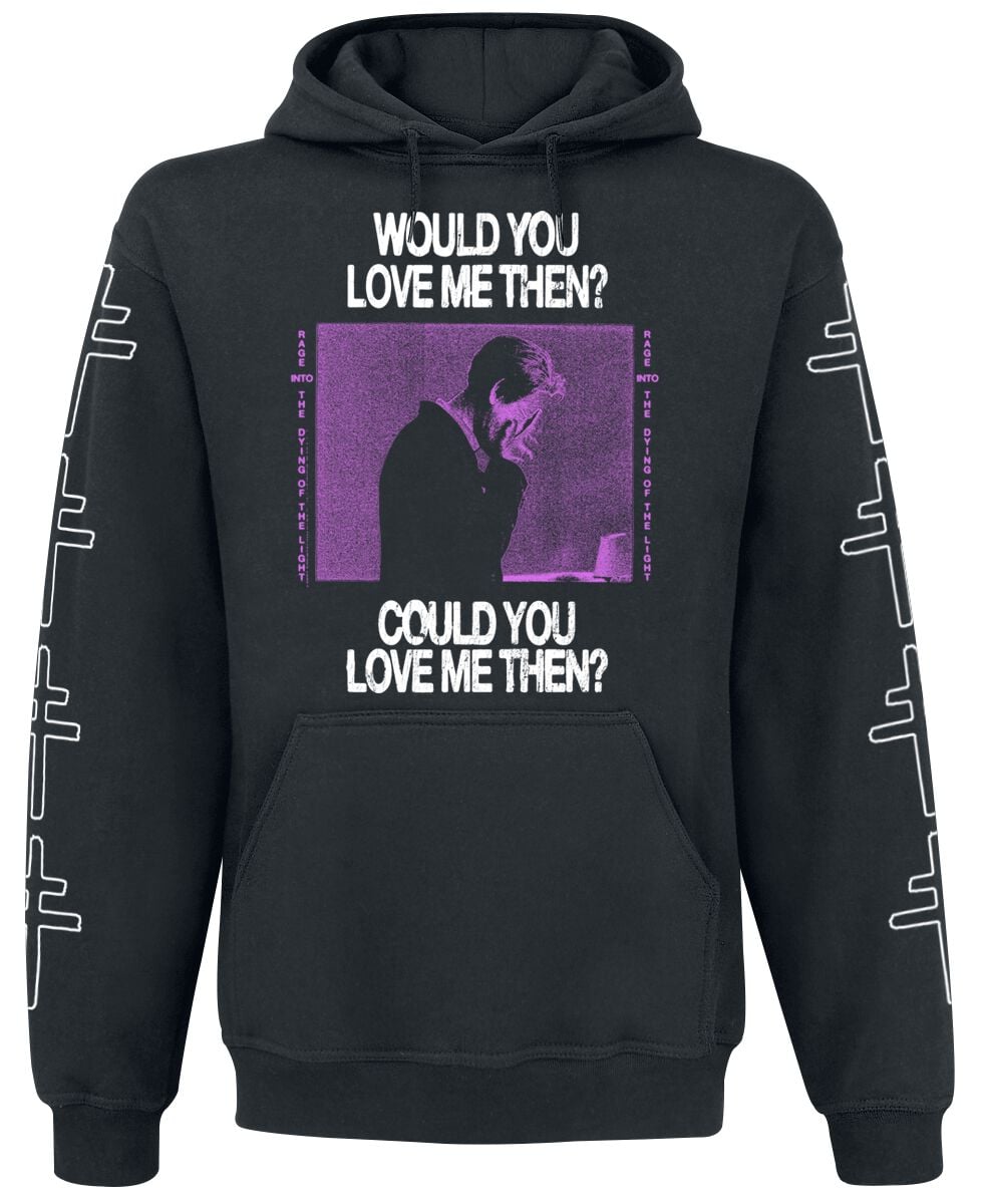 Kapuzenpullover - Love Me - S bis XXL - für Männer - Größe L - schwarz - Lizenziertes Merchandise! - Männer - male