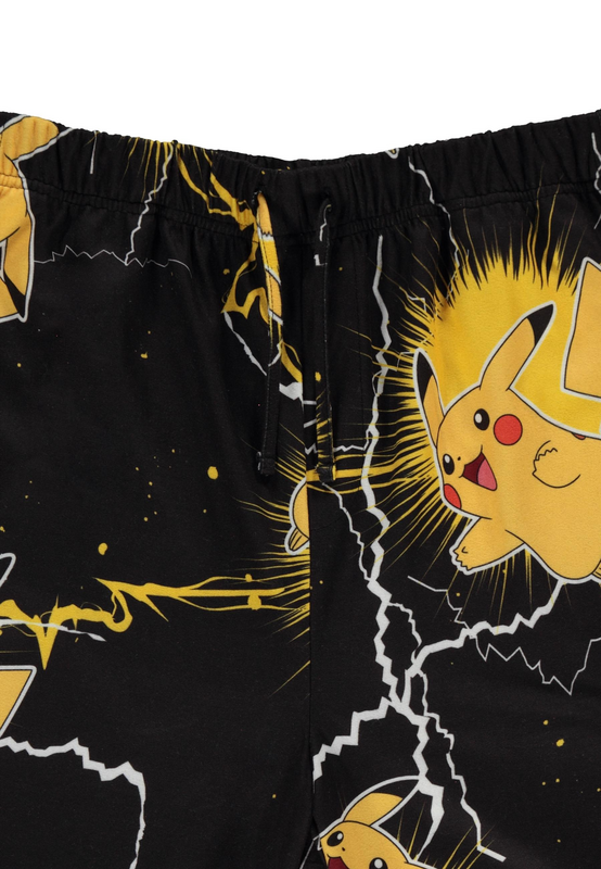 Thumbnail - Pokémon Pikachu AOP Men's Jersey Pants Trainingshose multicolor in M