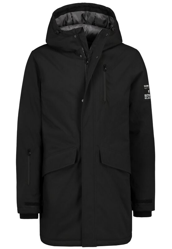 Sublevel Lange jassen - COAT WITH ZIP POCKET - S tot XXL - voor Mannen - zwart