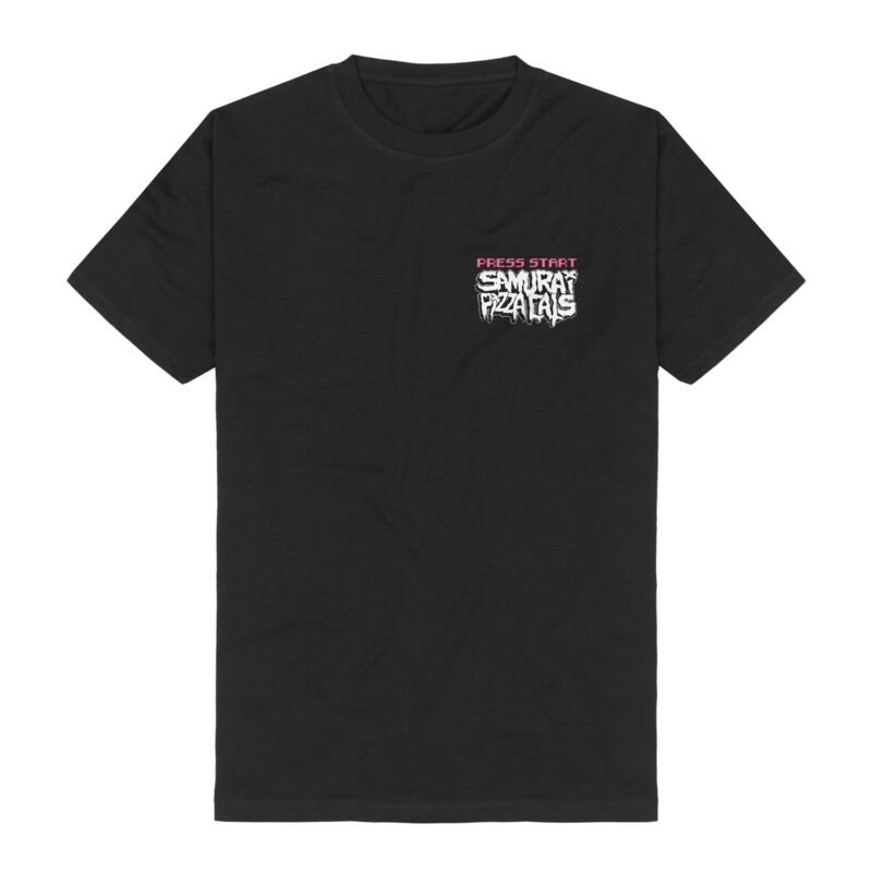 Samurai Pizza Cats T-Shirt - Arcade Cat - S bis 3XL - für Männer - Größe L - schwarz  - Lizenziertes Merchandise!