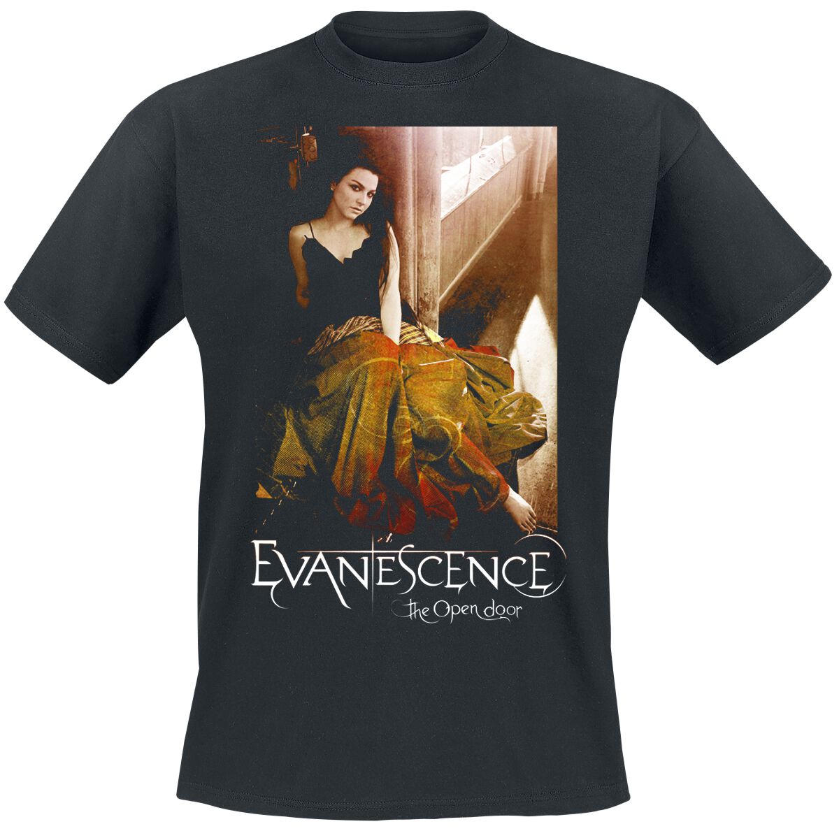 T-Shirt - Open Door Amy - S bis 4XL - für Männer - Größe M - schwarz - Lizenziertes Merchandise! - Männer - male