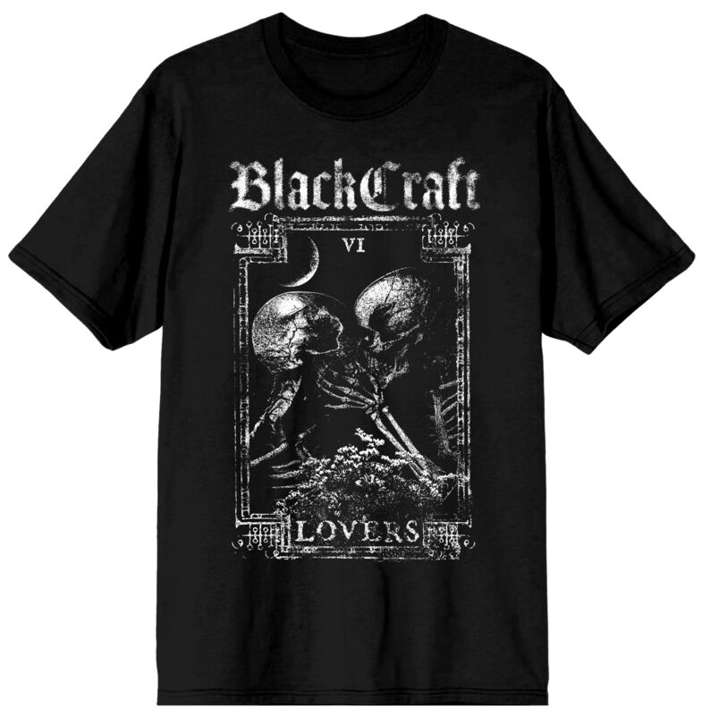 Gothic T-Shirt - Skeleton Lovers - M bis XXL - für Männer - Größe L - schwarz - Männer - male
