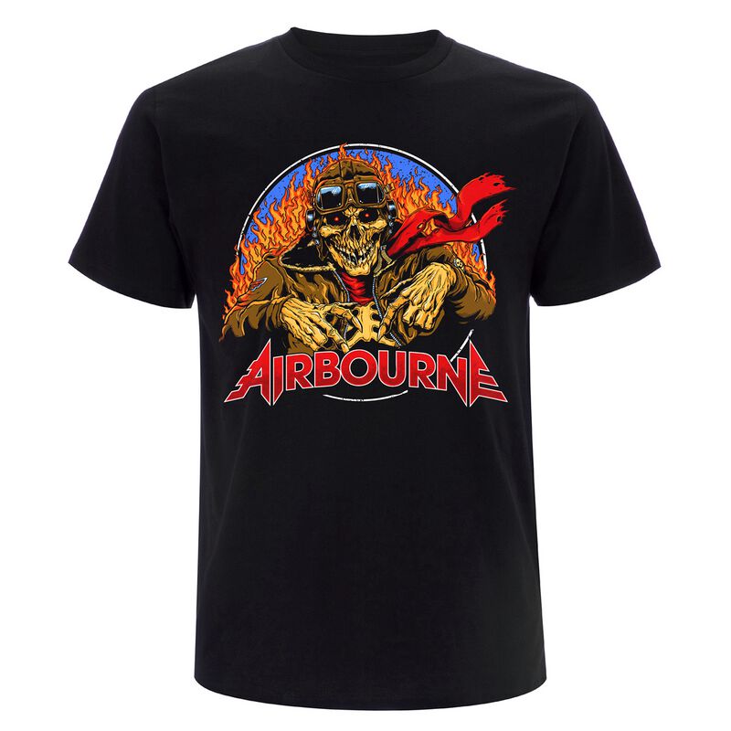 Airbourne T-Shirt - Scorch Pointer - S bis 5XL - für Männer - Größe S - schwarz  - Lizenziertes Merchandise!