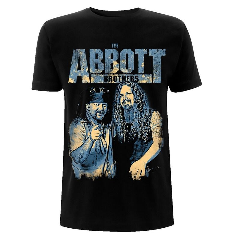 T-Shirt  di The Abbott Brothers - Blue Photo - S a XXL - Uomo - nero