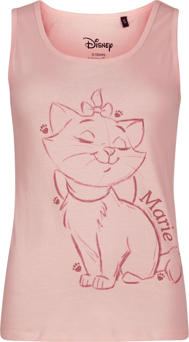 Canotta Disney di Aristogatti - Marie - Sketch Paws - S a XXL - Donna - rosa