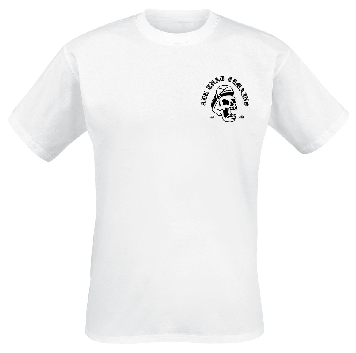 All That Remains T-Shirt - ATR Skull - S bis XXL - für Männer - Größe S - weiß  - Lizenziertes Merchandise!