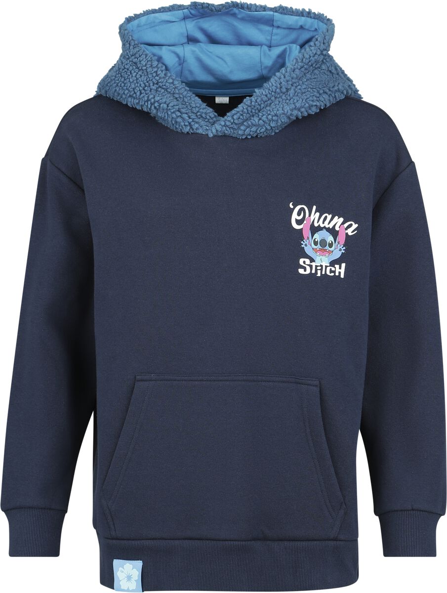Lilo & Stitch - Anime Luvtröja - Head Costume - S XXL - för Dam - marinblå