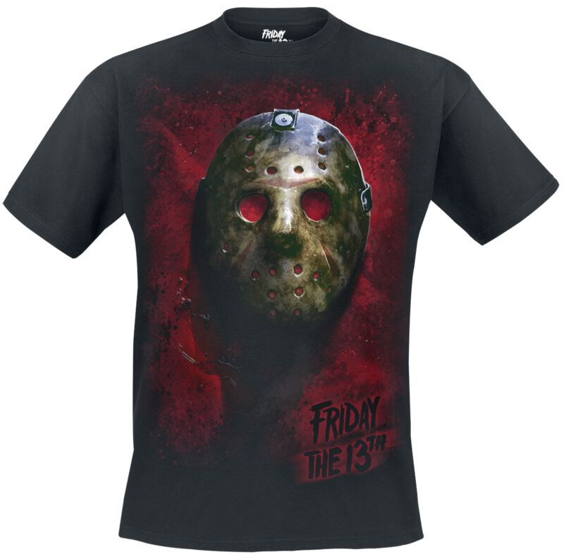 Friday The 13th T-shirt - Blood Mask - S tot 4XL - voor Mannen - zwart