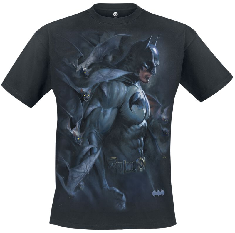 Batman - DC Comics T-shirt - Darkest Fears - S 4XL - för Herr - svart