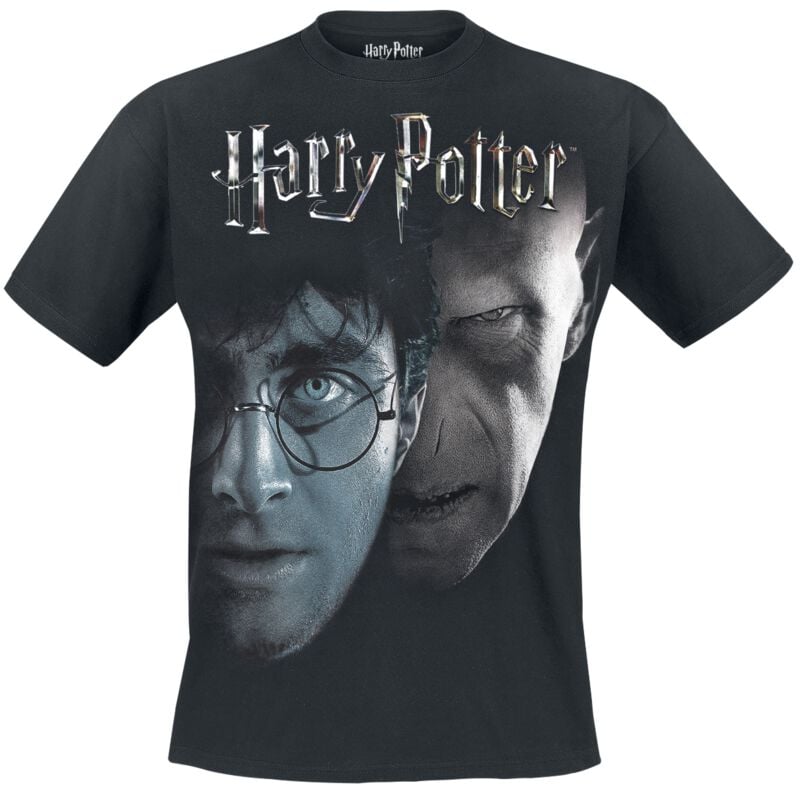 Harry Potter T-shirt - Shadow Faces - S 4XL - för Herr - svart