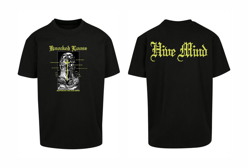 T-Shirt Oversize  de Knocked Loose - Hive Mind - S à XXL - pour Homme - noir