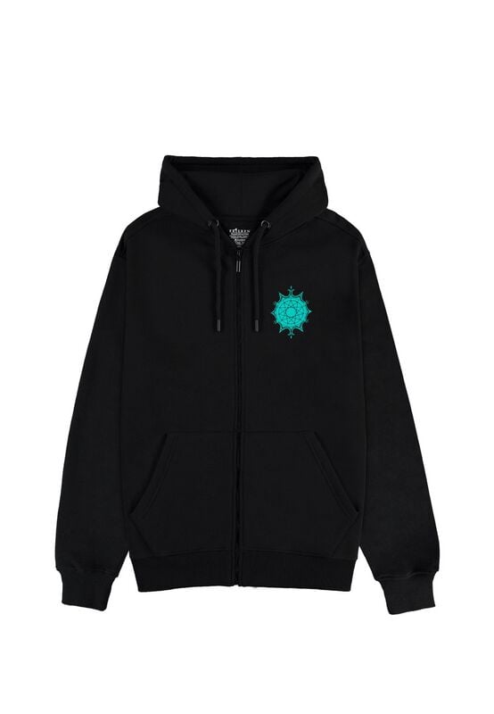 Sweat-shirt zippé à capuche  de Frieren - Funko Pop! n°1986 - Frieren Face - S à XXL - pour Homme - noir