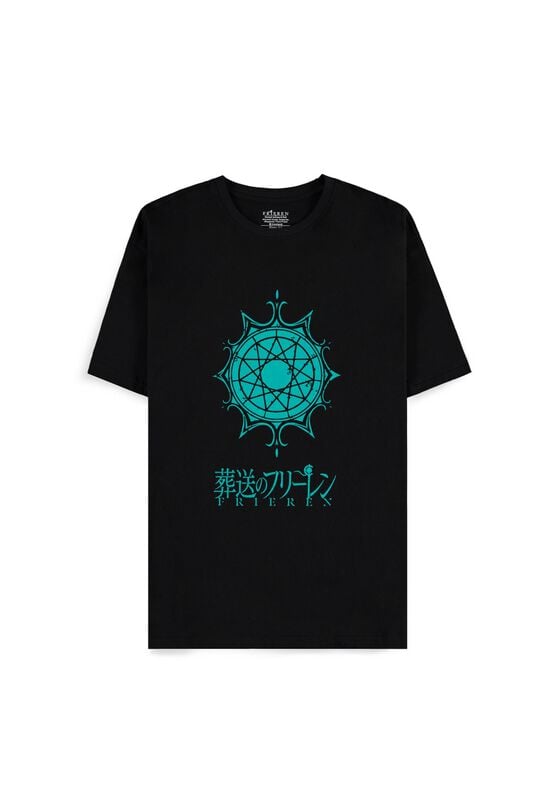 T-Shirt Manches courtes  de Frieren - Funko Pop! n°1986 - Frieren - S à XXL - pour Homme - noir