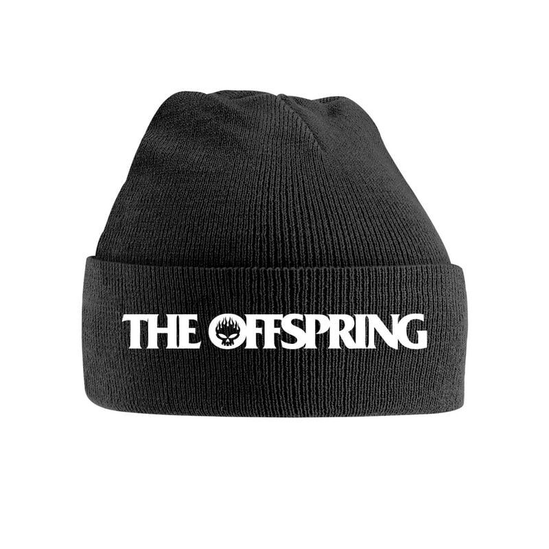 Beanie  di The Offspring - Flaming Skull - Unisex - nero