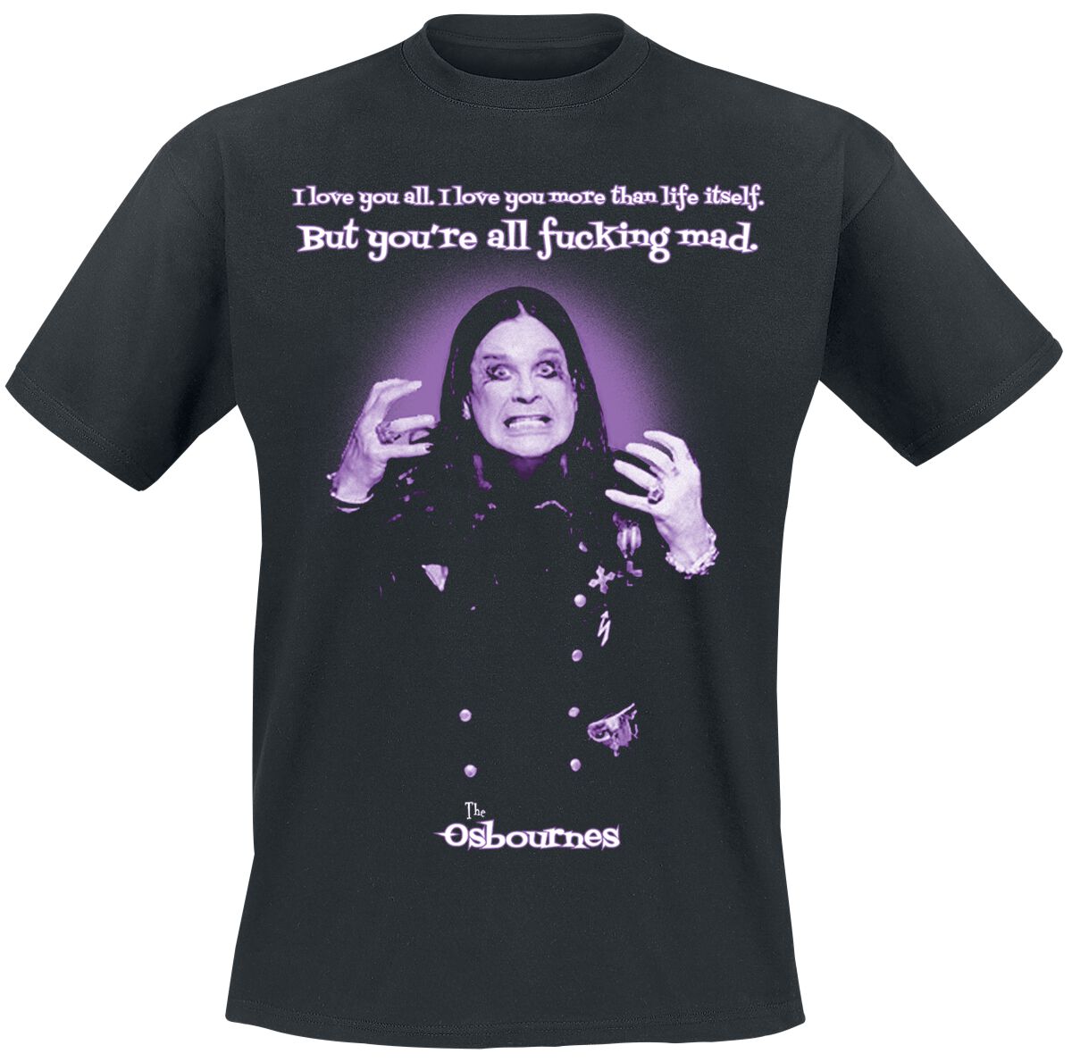 T-Shirt - All Fucking Mad - S bis 3XL - für Männer - Größe XL - schwarz - Lizenziertes Merchandise! - Männer - male