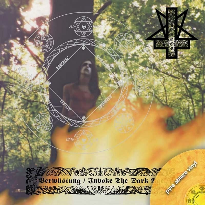 LP  de Abigor - Verwüstung / Invoke the dark age - pour Indifférent - Standard