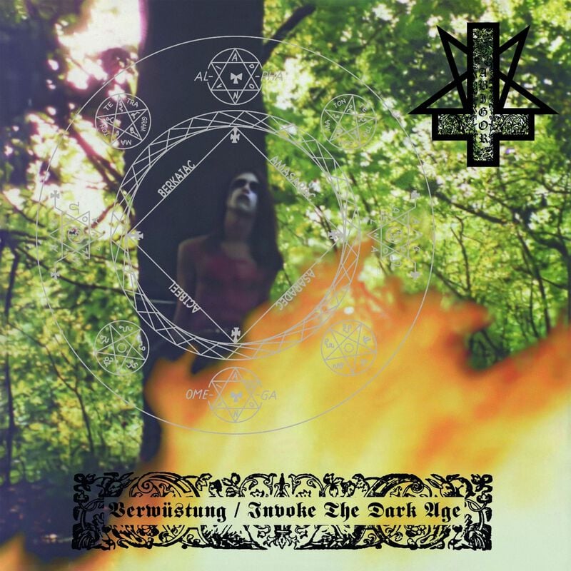 LP  de Abigor - Verwüstung / Invoke the dark age - pour Indifférent - Standard