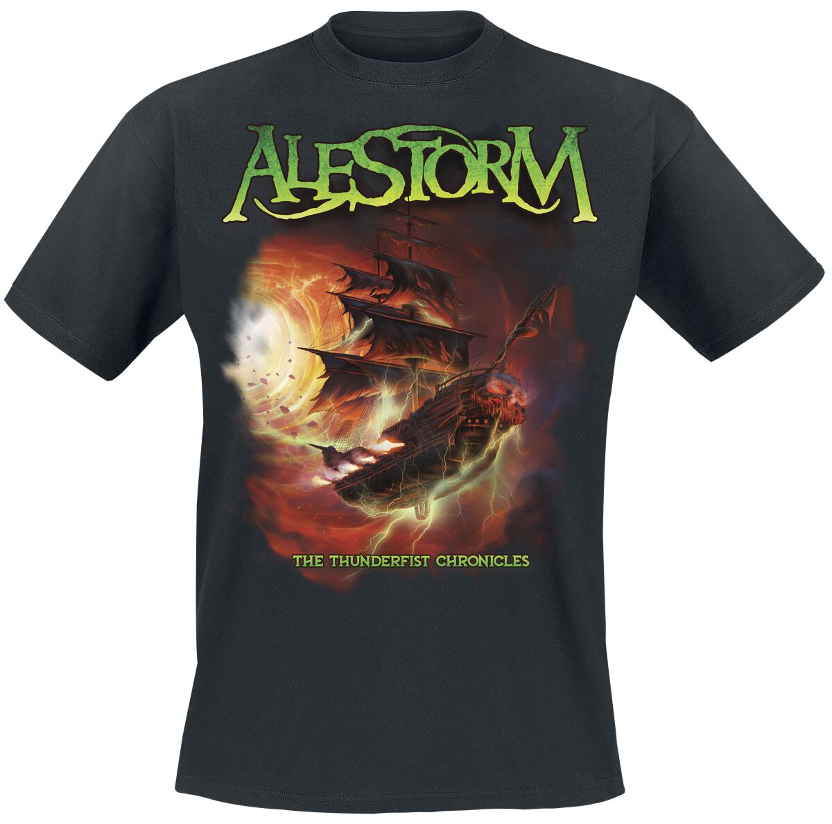 Levně Alestorm The Thunderfist Chronicles Tričko černá