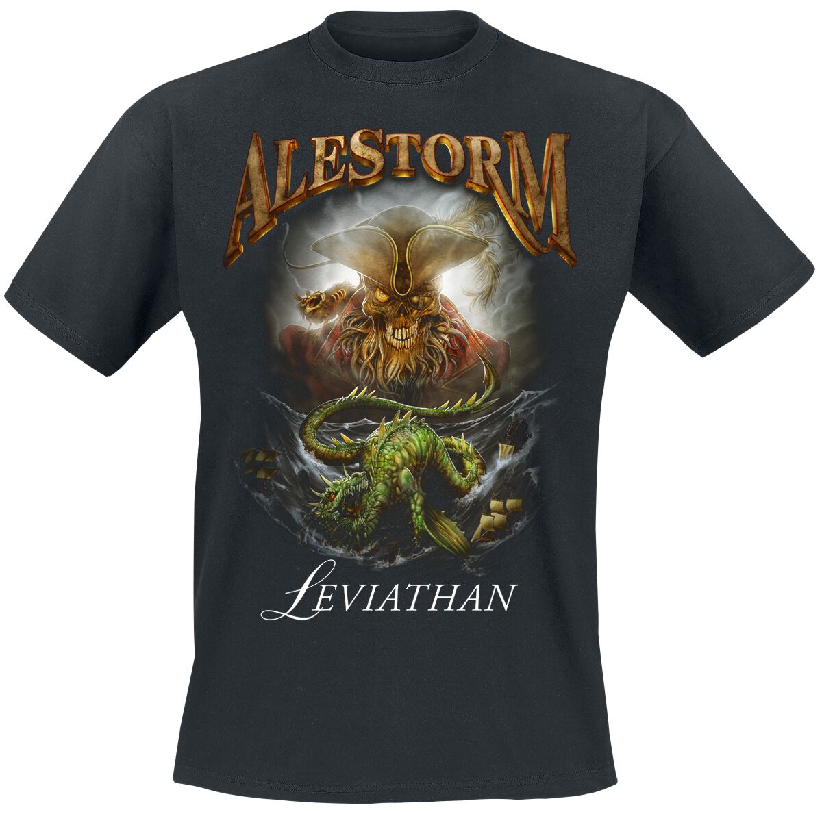 Levně Alestorm Leviathan Tričko černá