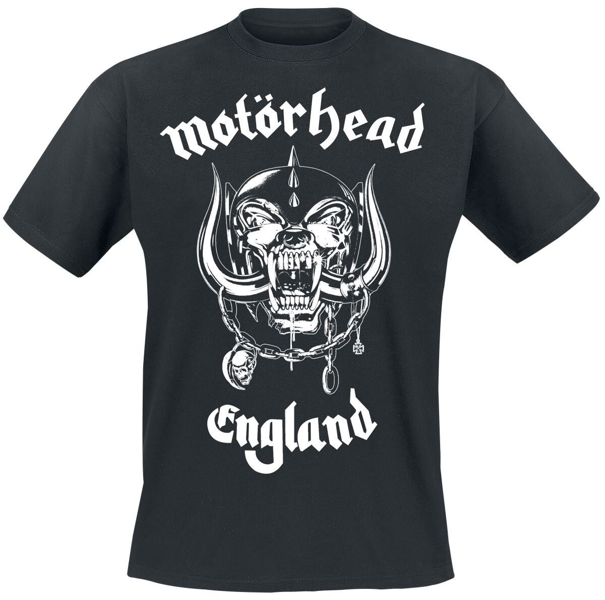 T-Shirt Manches courtes  de Motörhead - England Everything - S à 5XL - pour Homme - noir