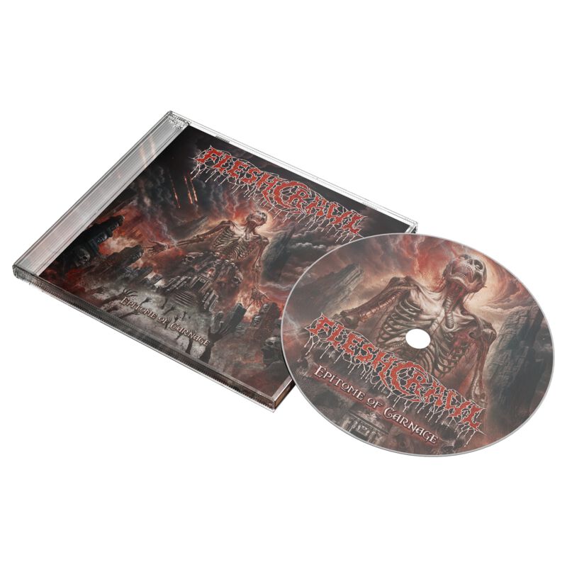 Fleshcrawl Epitome Of Carnage Cd Multicolor