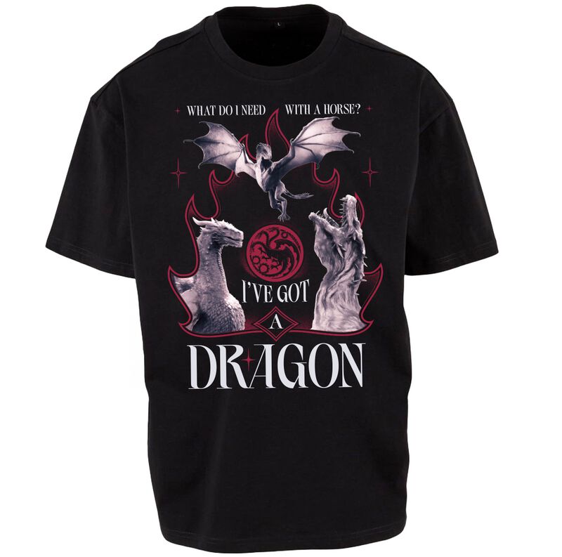 Levně Game Of Thrones House of the Dragon - I´ve Got A Dragon Tričko černá