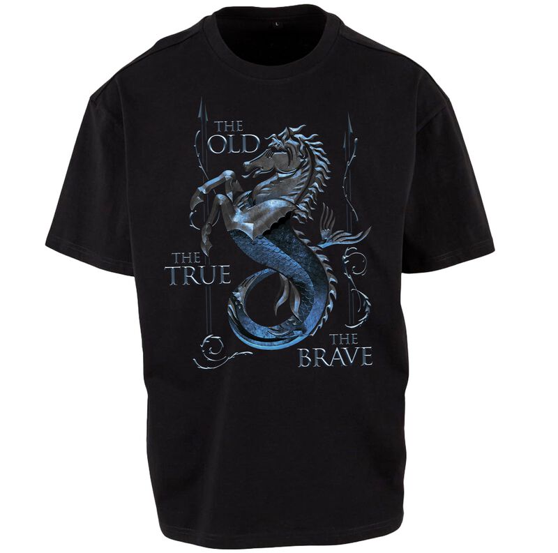Levně Game Of Thrones House of the Dragon - The Old The True The Brave Tričko černá