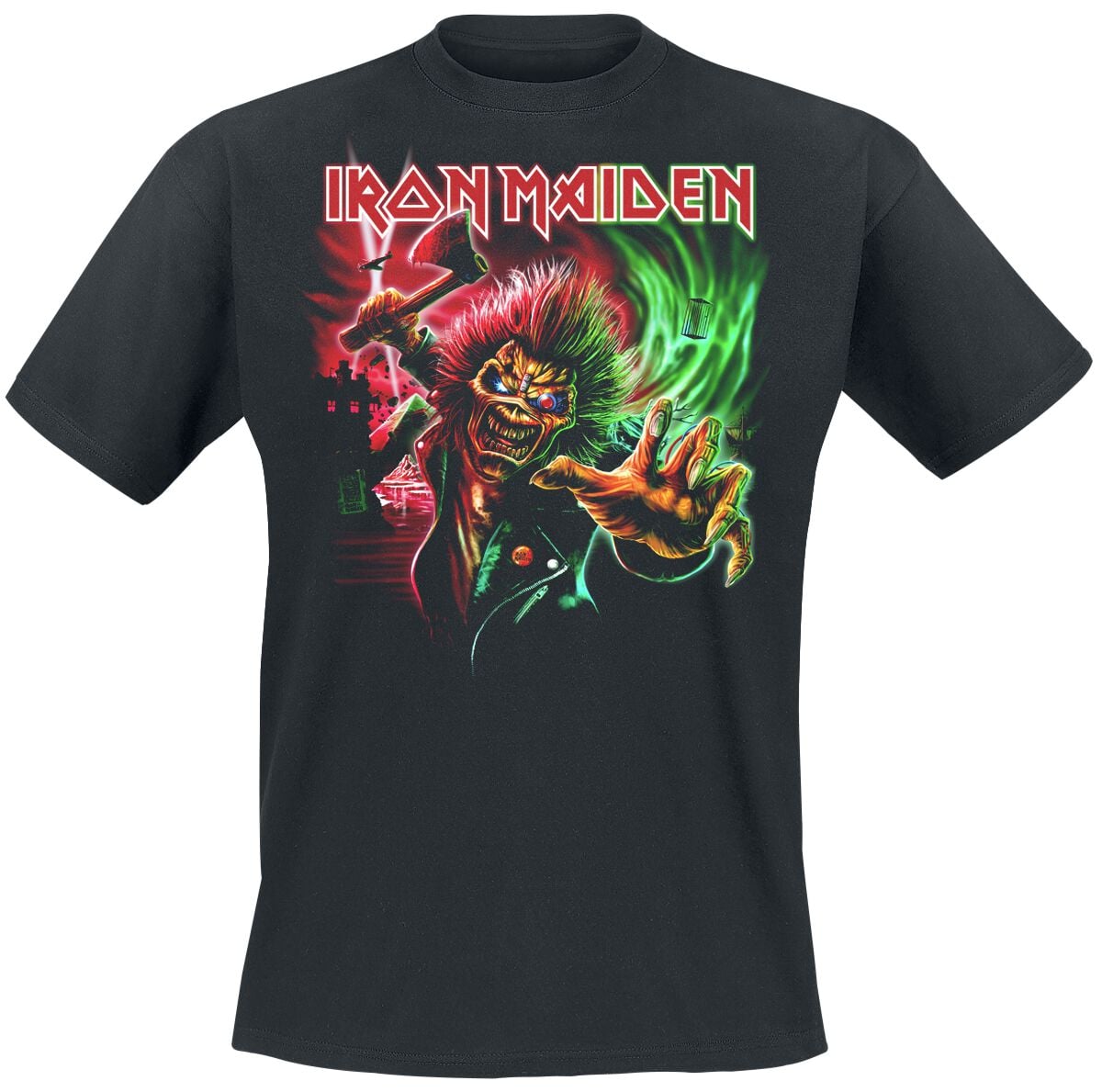 Iron Maiden T-Shirt - Run For Your Lives - S bis 5XL - für Männer - Größe S - schwarz  - Lizenziertes Merchandise!